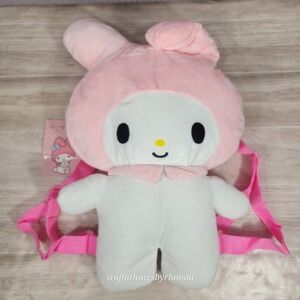 Hello Kitty My Melody Plush Sanrio‎ Backpack Stuffed Toy Doll New with Tags